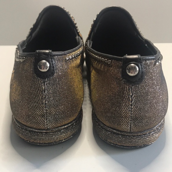 Stuart Weitzman sparkly metallic look slip… - Picture 5 of 8